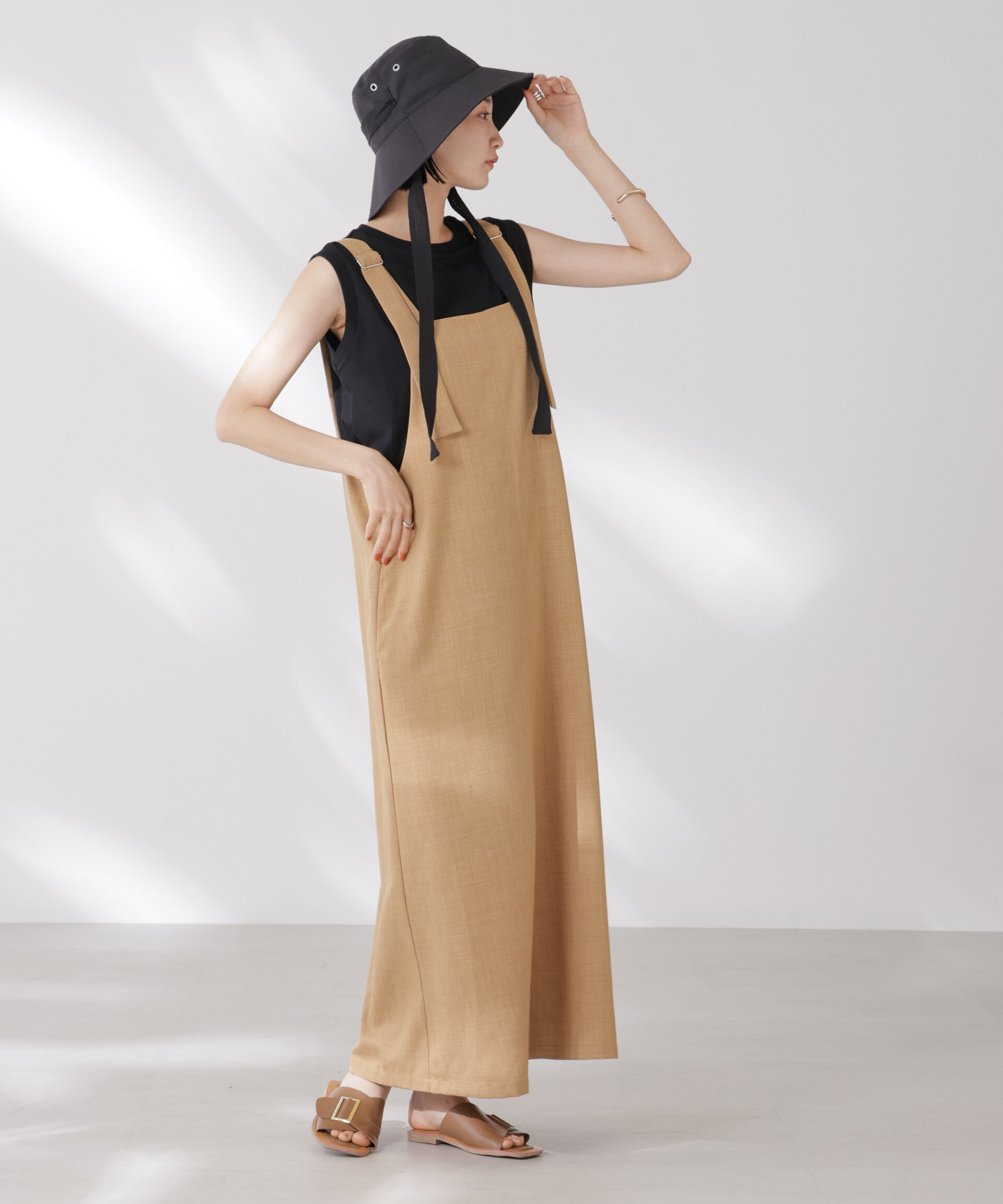 nano･universe「吸水速乾抗菌防臭ノースリーブトップス」|Tシャツ・カットソー|