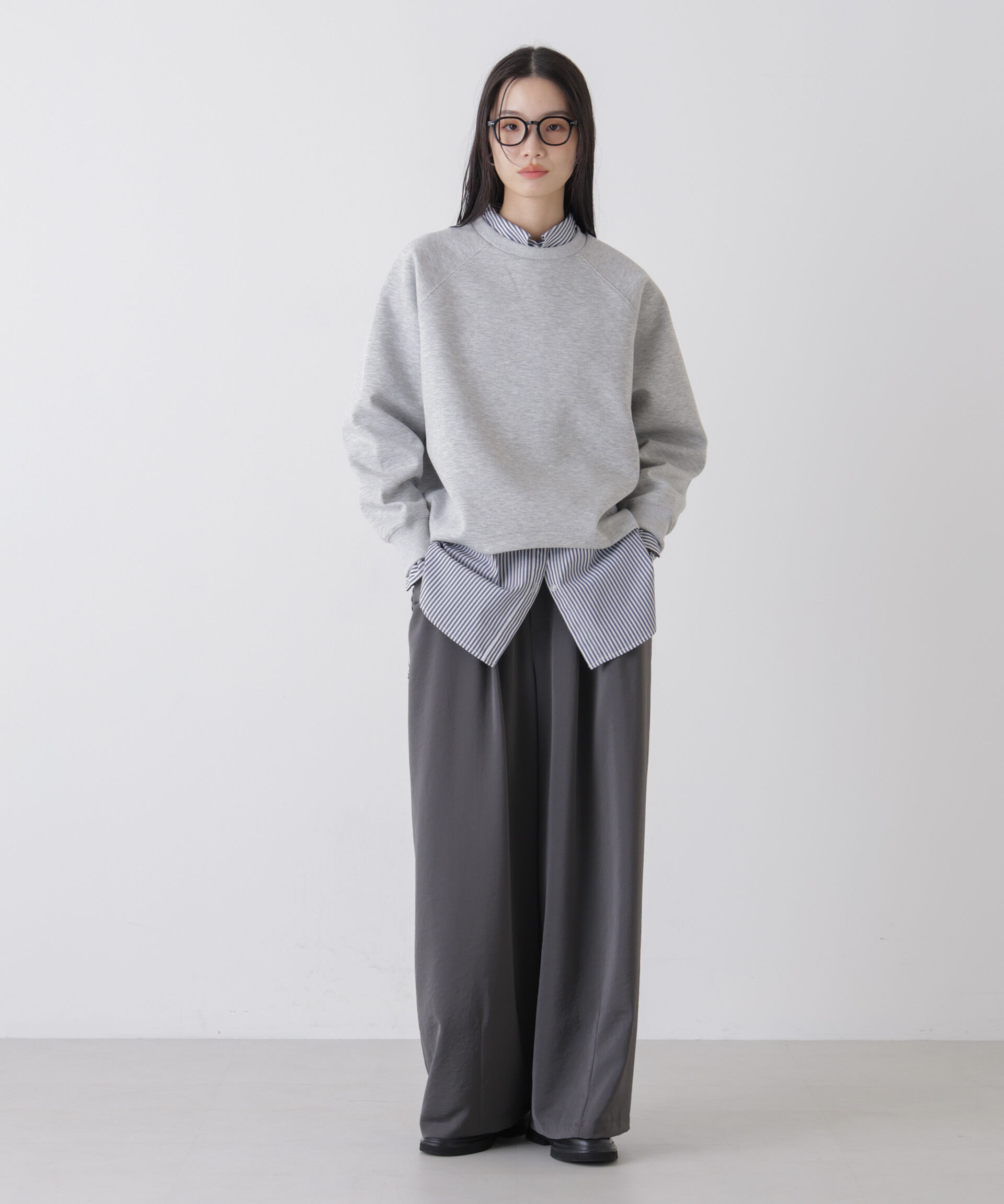 nano･universe「ソフトダンボールドルマンコクーンシルエットプルオーバー」|Tシャツ・カットソー|