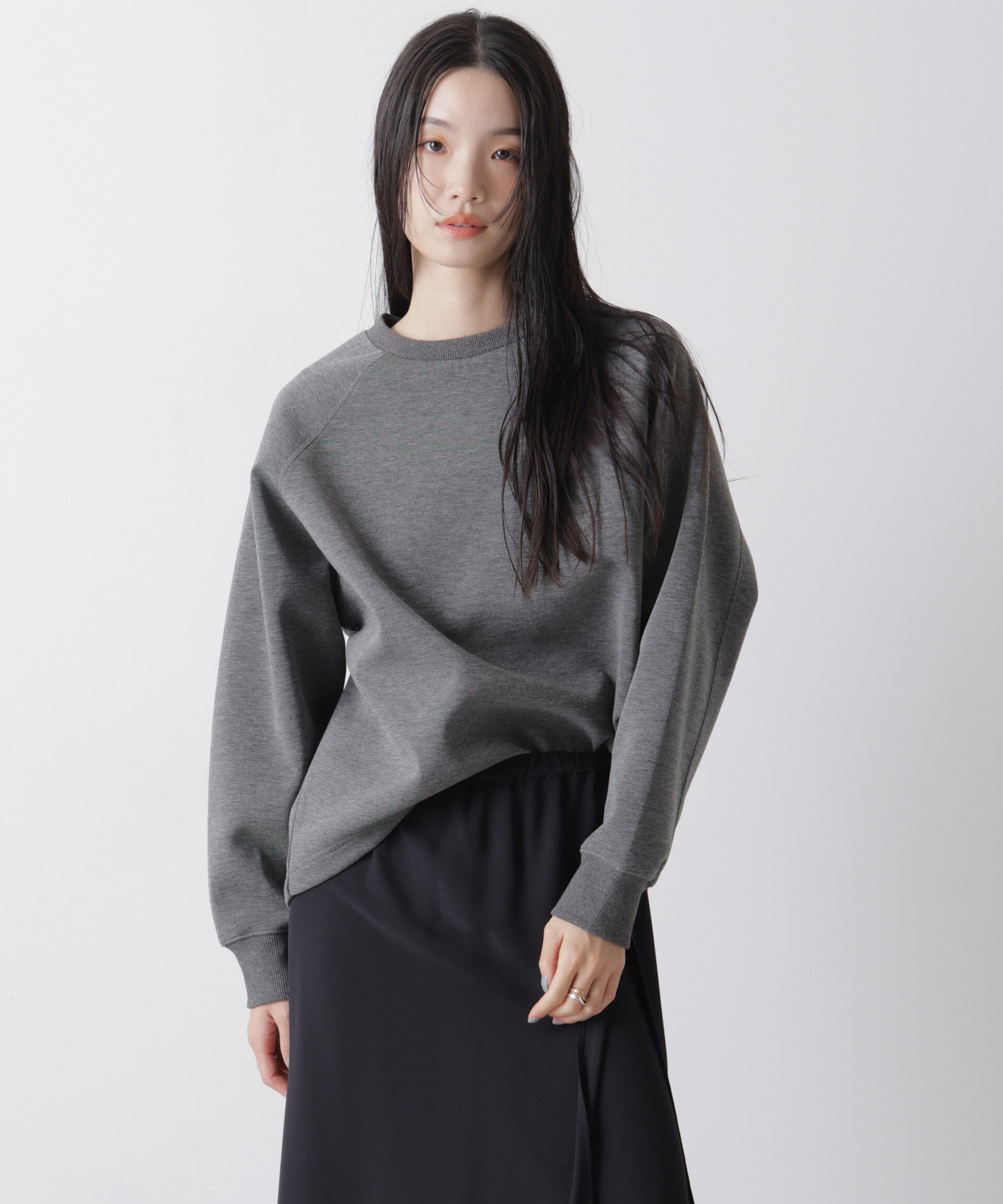 nano･universe「ソフトダンボールドルマンコクーンシルエットプルオーバー」|Tシャツ・カットソー|