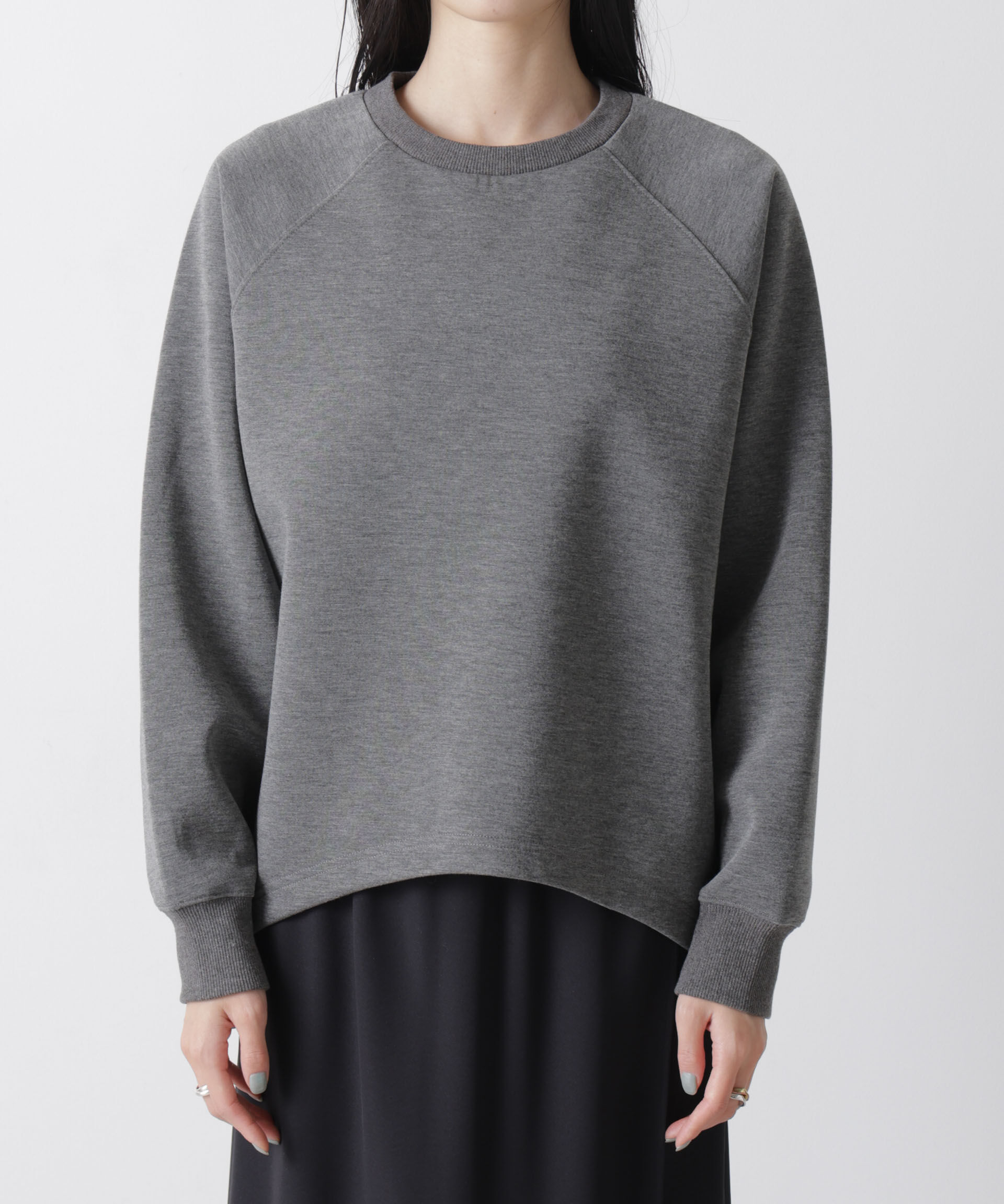 nano･universe「ソフトダンボールドルマンコクーンシルエットプルオーバー」|Tシャツ・カットソー|