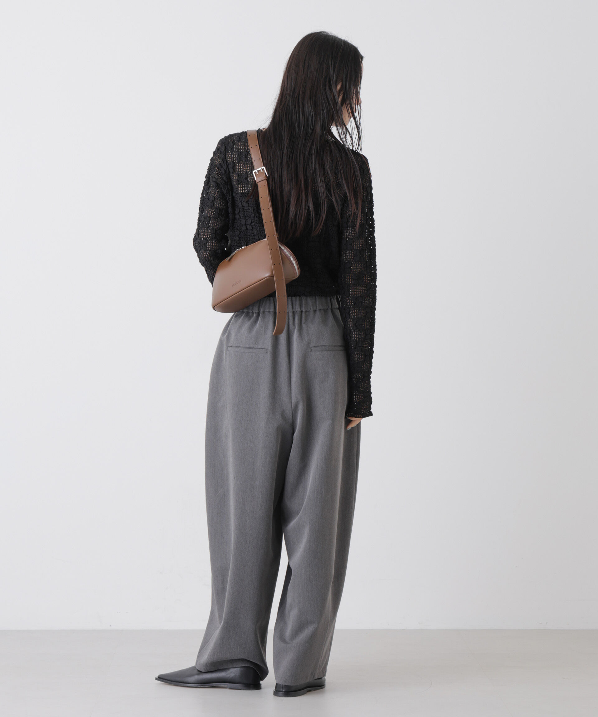 nano･universe「ポコポコレースカットトップス」|Tシャツ・カットソー|