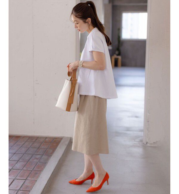 組曲「【2WAY】レース襟フレンチテリー カットソー」|Tシャツ・カットソー|