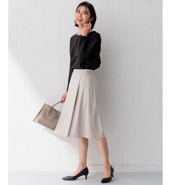 23区「【Oggi4月号掲載/洗える】ミニマルディテールプルオーバー カットソー」|Tシャツ・カットソー|