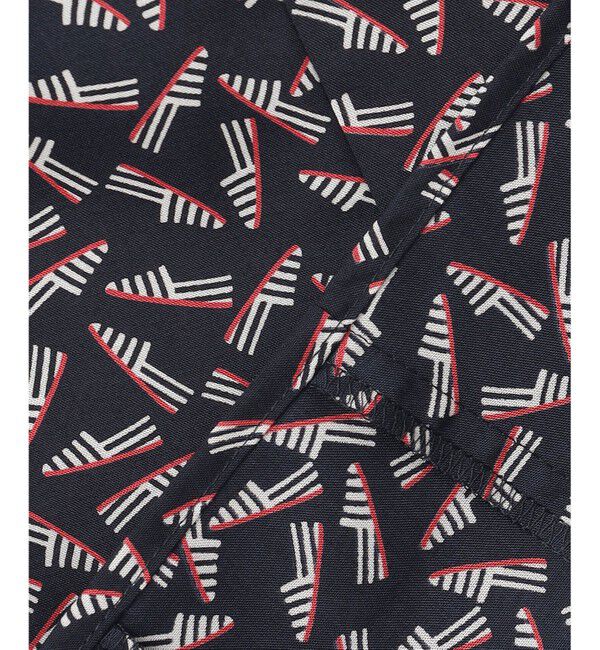 23区「【洗える】エスパドリーユ プリント ブラウス」|シャツ・ブラウス|