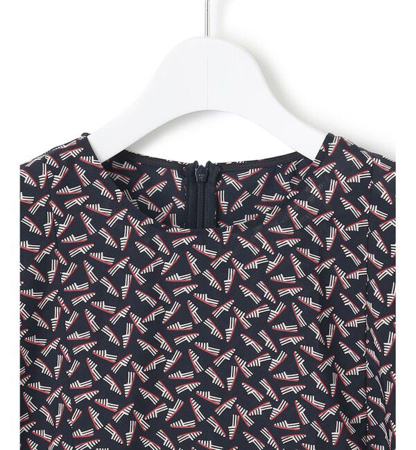 23区「【洗える】エスパドリーユ プリント ブラウス」|シャツ・ブラウス|