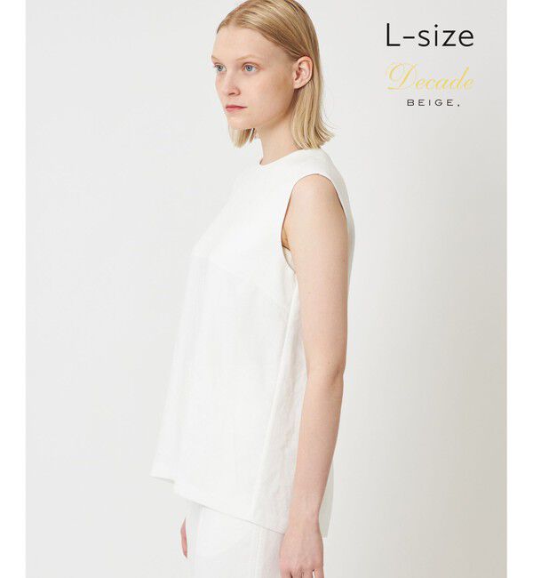 BEIGE,「【L-size】CAROLE / クルーネックブラウス」|シャツ・ブラウス|White&times;Sand