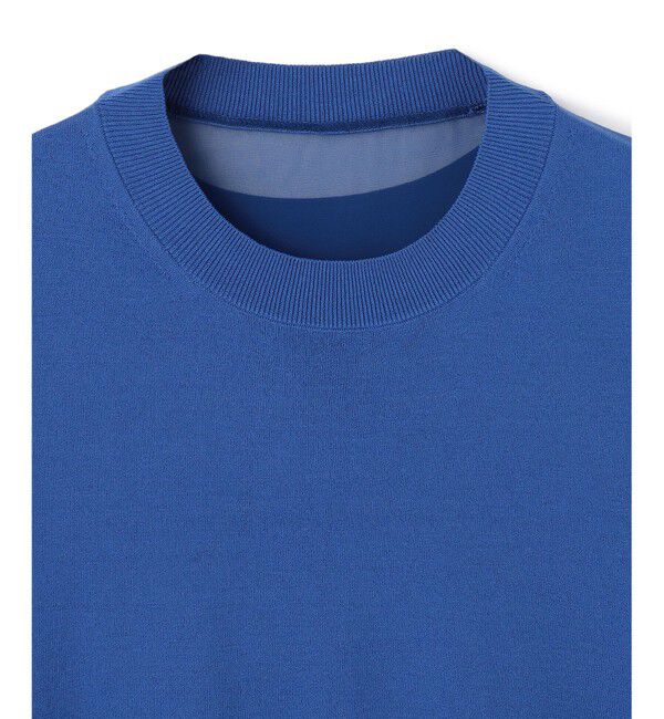 BEIGE,「【洗える】VALOIS / バックシフォンレーヤードニット」|ニット・セーター|