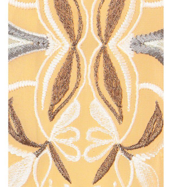 GRACE CONTINENTAL「パフスリーブ刺繍ブラウス」|シャツ・ブラウス|