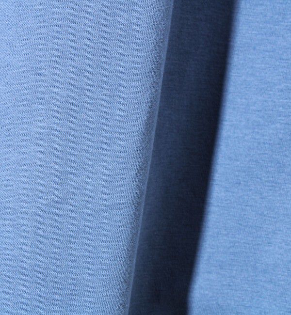 GLOSTER「【GLOSTER/グロスター】デジブル 七分袖Tシャツ ドット刺繍」|Tシャツ・カットソー|