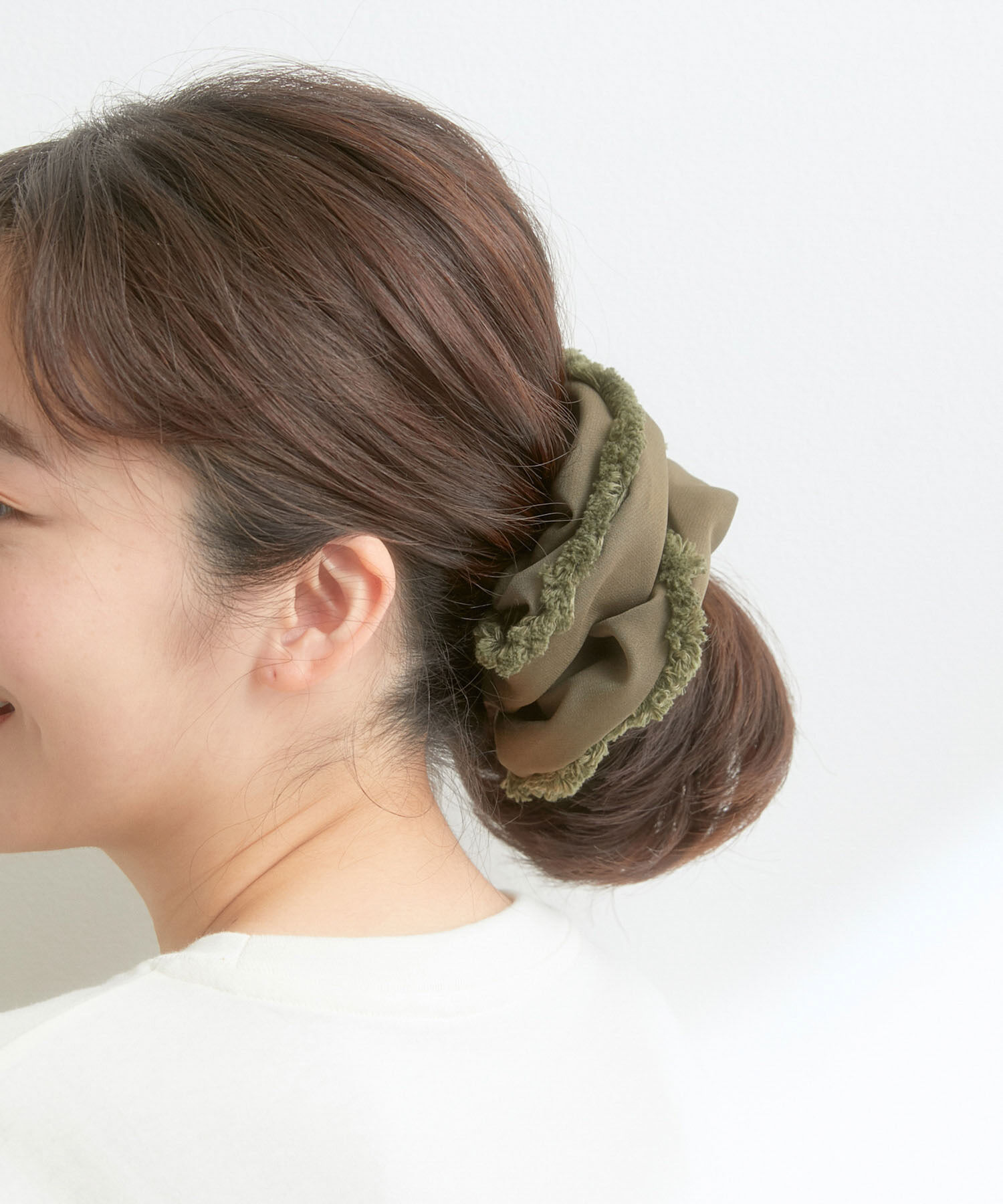 VIS「フリンジビッグシュシュ」|ヘアゴム・シュシュ|