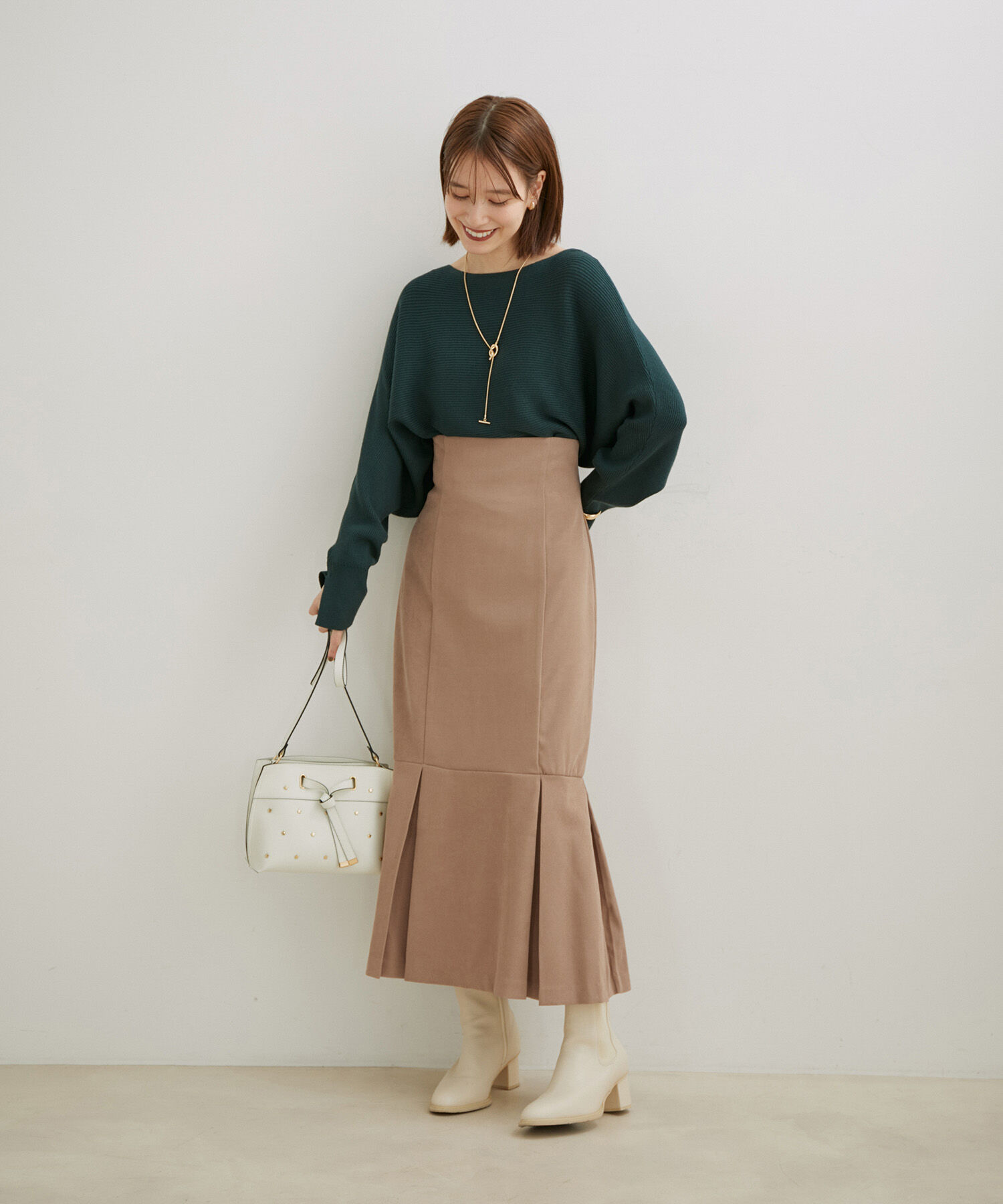 VIS「チェックアソートマーメイドスカート」|スカート|