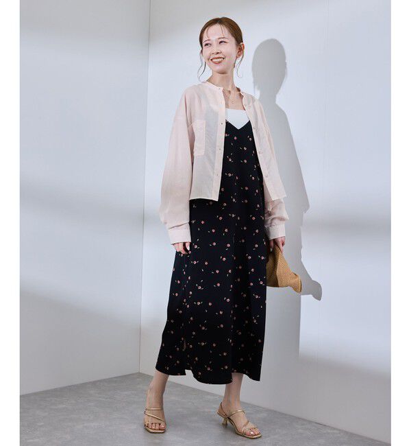 Rope&rsquo;Picnic「着丈が選べるバンドカラー無地シアーシャツ」|シャツ・ブラウス|