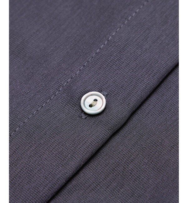 Rope&rsquo;Picnic「着丈が選べるバンドカラー無地シアーシャツ」|シャツ・ブラウス|