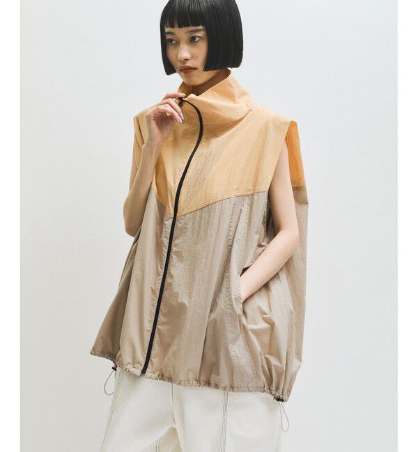 ADAM ET ROPE'「【撥水】ショルダータックシアーブルゾン」|ブルゾン・スタジャン|