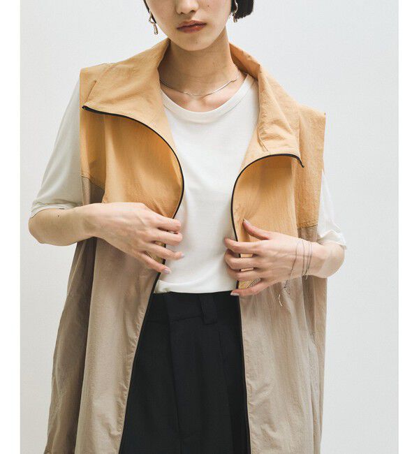 ADAM ET ROPE'「【撥水】ショルダータックシアーブルゾン」|ブルゾン・スタジャン|