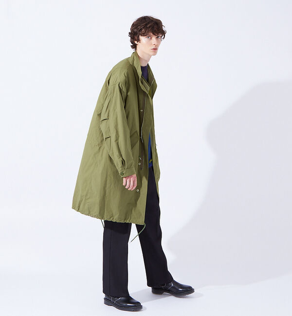 ABAHOUSE「【M-65】スタンドカラー モッズコート【ライナー付】」|ミリタリー・モッズコート|