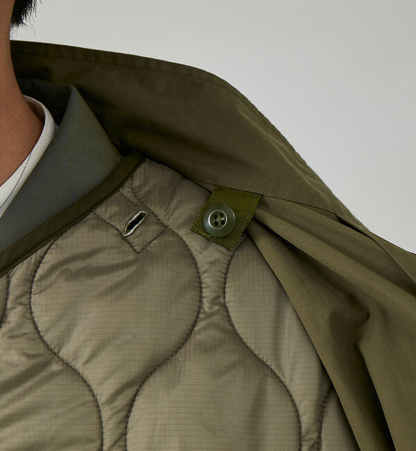 ABAHOUSE「【M-65】スタンドカラー モッズコート【ライナー付】」|ミリタリー・モッズコート|