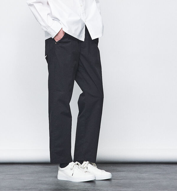 ABAHOUSE「【Lee】XS～XXLまでこれ一本でカバー フリーサイズ すっきりテーパードパン」|その他|ブラック