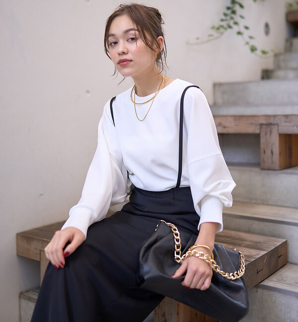 Rouge vif「【ucalypt/ユーカリプト 】別注チェーン付きチョーカー」|ネックレス|