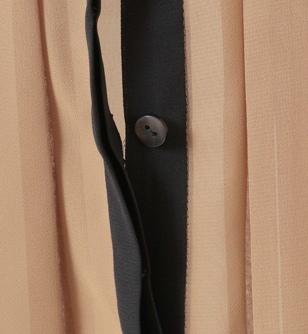 TIARA「バイカラープリーツトップス」|シャツ・ブラウス|