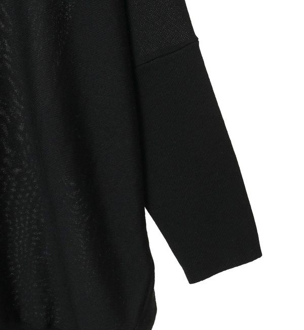 Liesse「【定番】前後V袖リブオーバーニット」|ニット・セーター|