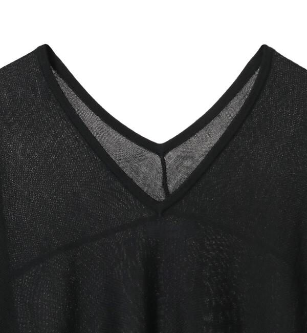 Liesse「【定番】前後V袖リブオーバーニット」|ニット・セーター|