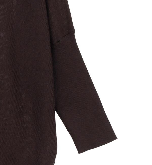 Liesse「【定番】前後V袖リブオーバーニット」|ニット・セーター|