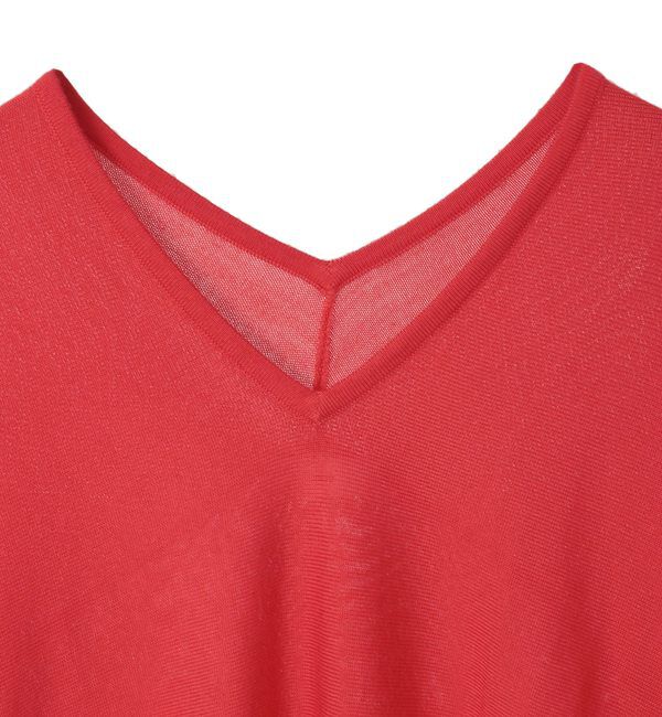 Liesse「【定番】前後V袖リブオーバーニット」|ニット・セーター|