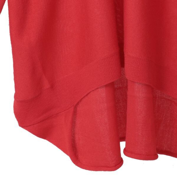 Liesse「【定番】前後V袖リブオーバーニット」|ニット・セーター|