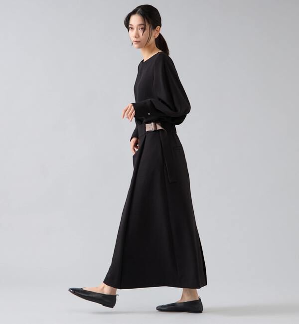 Liesse「ラップ風ナロースカート」|スカート|