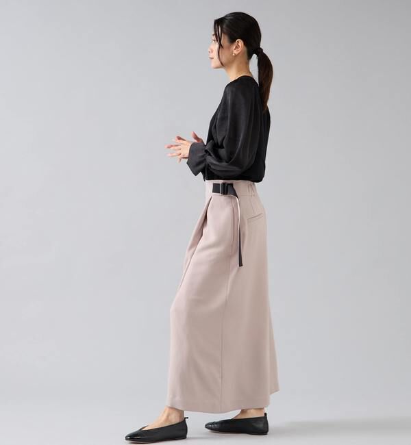 Liesse「ラップ風ナロースカート」|スカート|