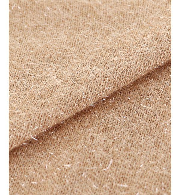 le.coeur blanc「《手洗い可能》シャイニーシャギーニットベスト」|ベスト・ジレ|