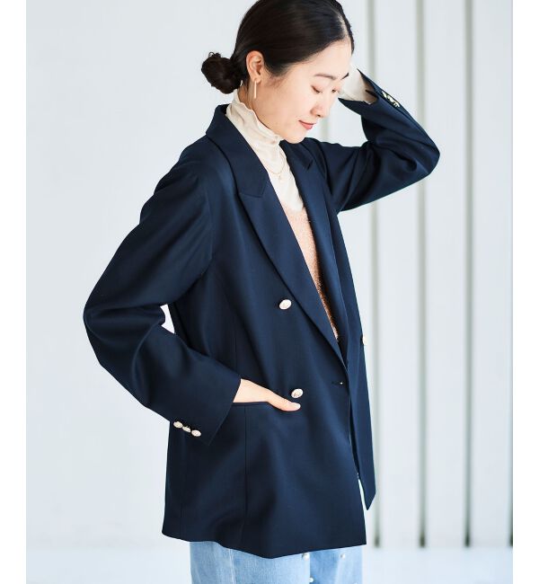 le.coeur blanc「《手洗い可能》シャイニーシャギーニットベスト」|ベスト・ジレ|