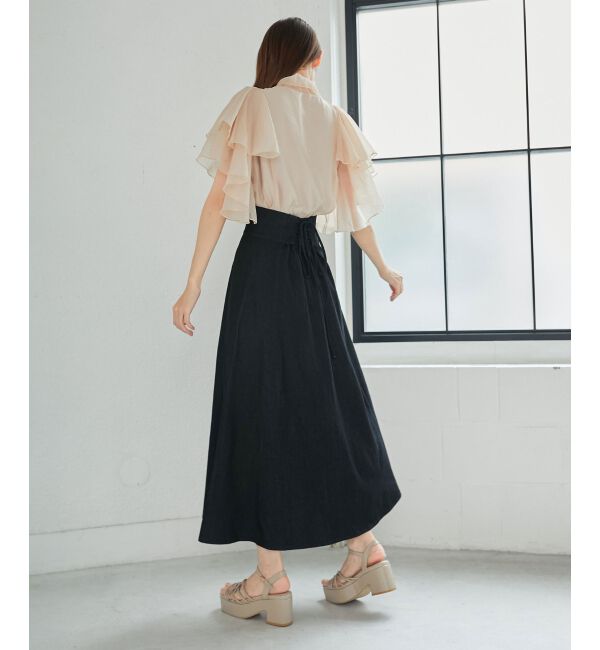 MAJESTICLEGON「ボウタイフリルシアーブラウス」|シャツ・ブラウス|