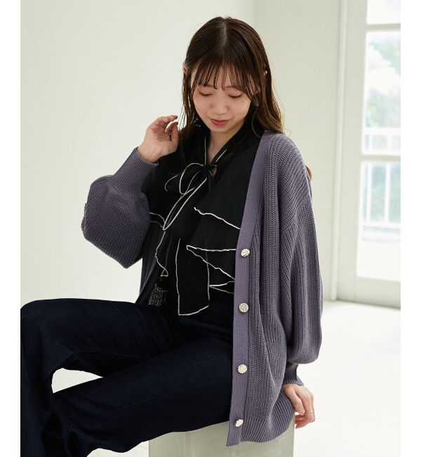 MAJESTICLEGON「ボウタイフリルシアーブラウス」|シャツ・ブラウス|