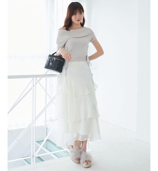  「ボリュームフリルサンダル」|サンダル|