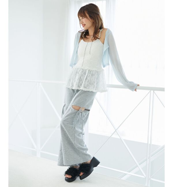  「ボリュームフリルサンダル」|サンダル|