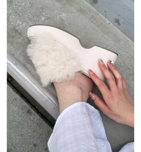  「ボリュームフリルサンダル」|サンダル|