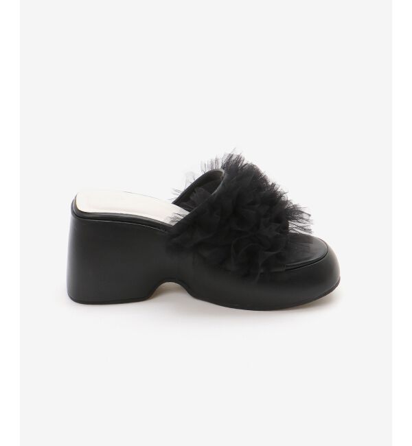  「ボリュームフリルサンダル」|サンダル|