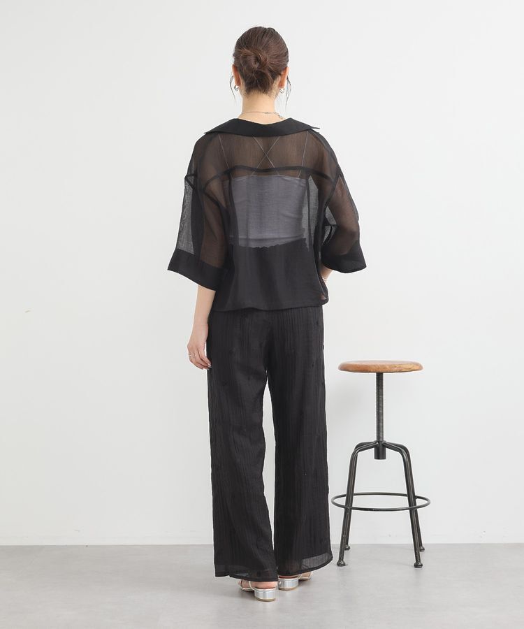 earth music&ecology「シアーショートシャツ」|シャツ・ブラウス|