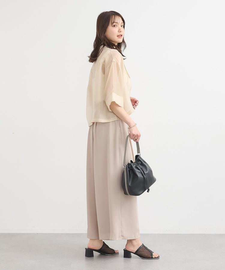 earth music&ecology「シアーショートシャツ」|シャツ・ブラウス|