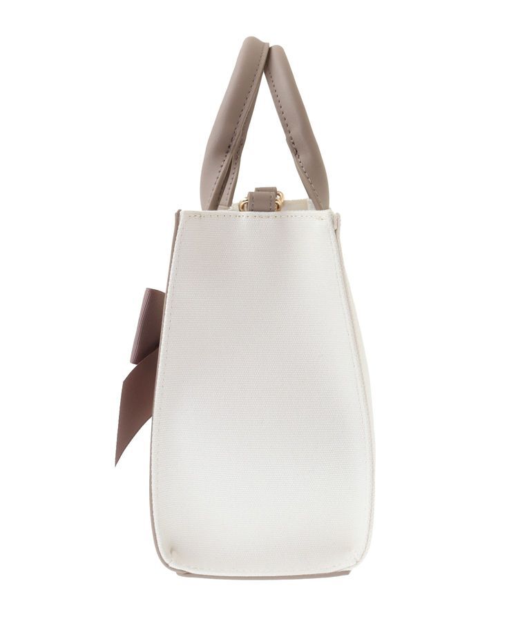 Maison de FLEUR「EC限定ロゴ刺繍キャンバス2Wayバッグ」|トートバッグ|