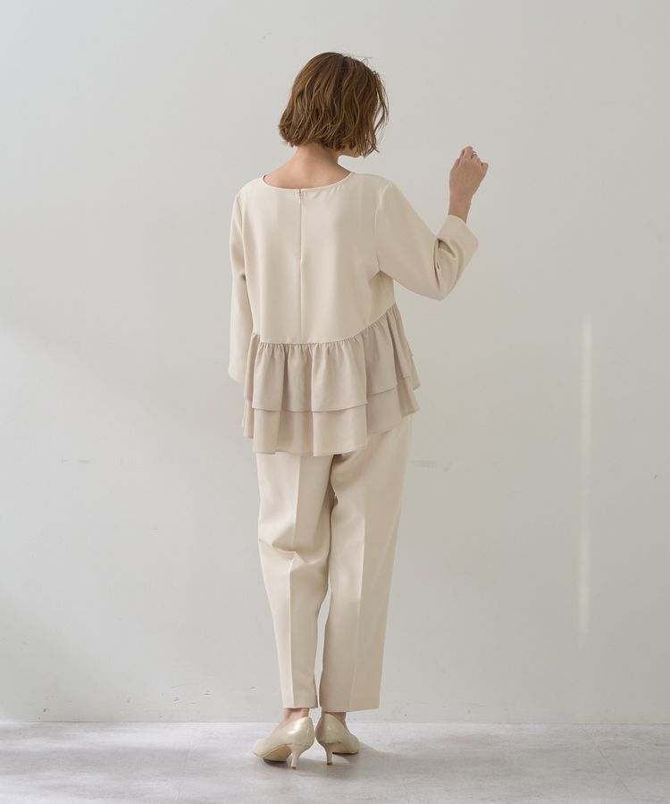 YECCA VECCA「【2点SET】バックフリルデザインセットアップ」|オールインワン|