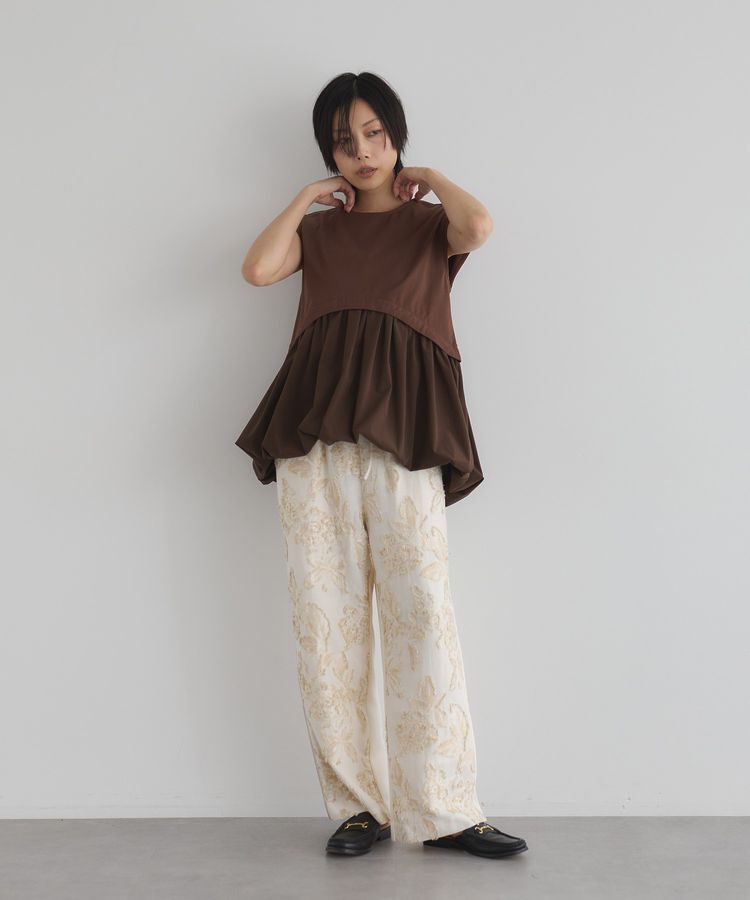 GARAGE OF GOOD CLOTHING「【日本製】異素材切り替えジャガードパンツA」|その他|