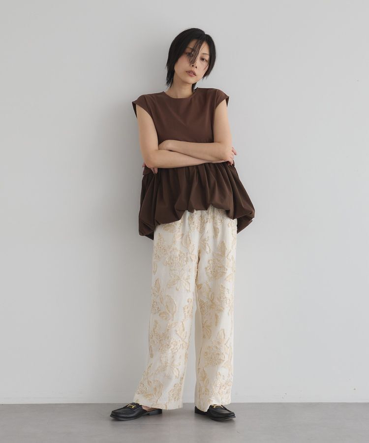 GARAGE OF GOOD CLOTHING「【日本製】異素材切り替えジャガードパンツA」|その他|