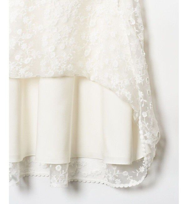 LOULOU WILLOUGHBY「【LOULOU WILLOUGHBY】オーガン刺繍ワンピース」|ワンピース|