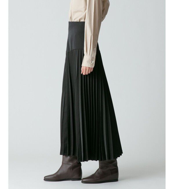 allureville「ハイウエストプリーツスカート」|スカート|