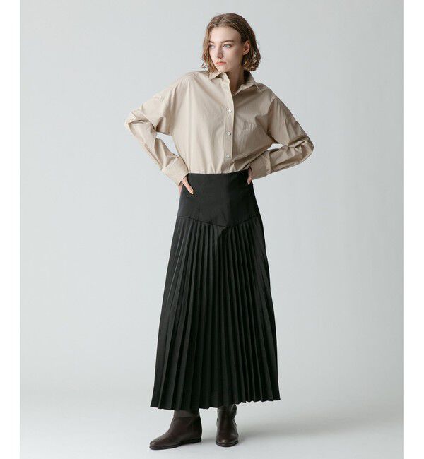 allureville「ハイウエストプリーツスカート」|スカート|