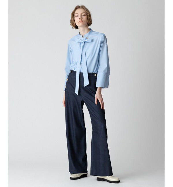 allureville「タイプライタータイブラウス」|シャツ・ブラウス|