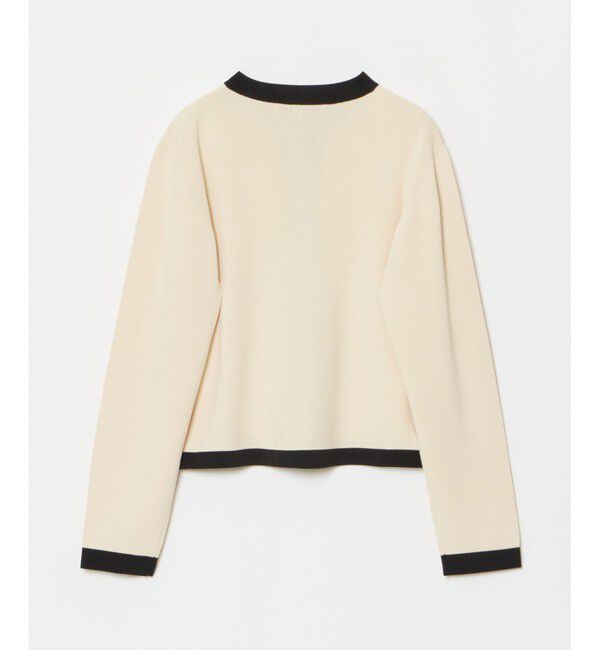 LOULOU WILLOUGHBY「◇【LOULOU WILLOUGHBY】バイカラーコンパクトカーディガン」|カーディガン|